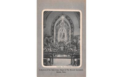 Cathedral of The Holy Cross  Boston, Massachusetts Postcard