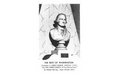 The Bust of Washington Boston, Massachusetts Postcard