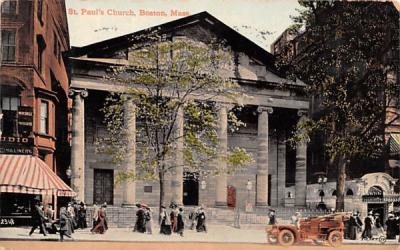 St. Paul's Church Boston, Massachusetts Postcard
