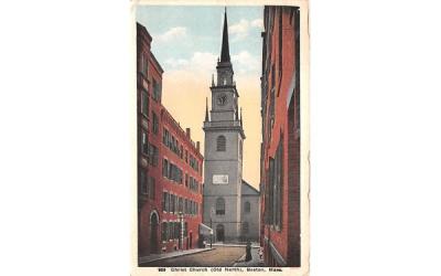 Christ Chruch Boston, Massachusetts Postcard