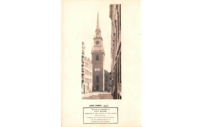 Christ Church Boston, Massachusetts Postcard