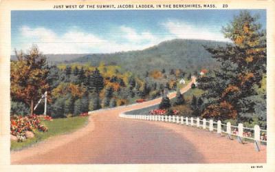 Just West of the Summit  Berkshires, Massachusetts Postcard