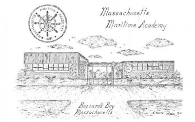 Massachusetts Maritime Academy Postcard