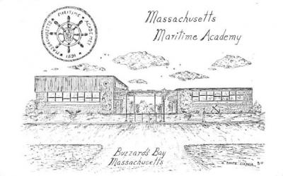 Massachusetts Maritime Academy Postcard