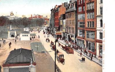 Tremont St. Boston, Massachusetts Postcard
