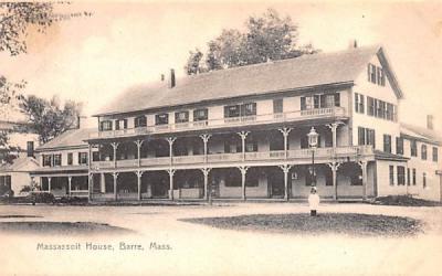 Massassoit House Barre, Massachusetts Postcard