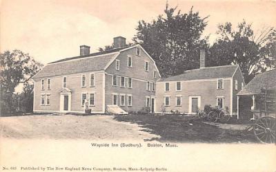 Wayside Inn (Sudbury) Boston, Massachusetts Postcard