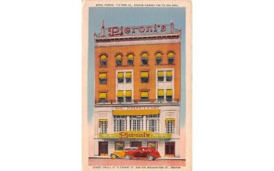Hotel Pieroni Boston, Massachusetts Postcard
