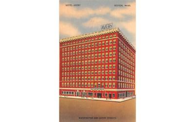 Hotel Avery Boston, Massachusetts Postcard