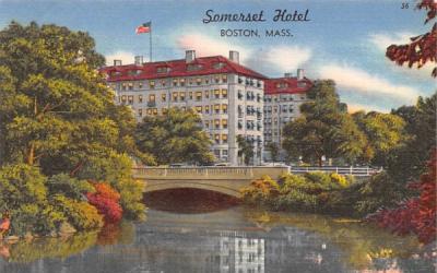 Somerset Hotel Boston, Massachusetts Postcard