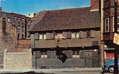 The Paul Revere House  Boston, Massachusetts Postcard