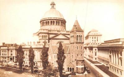 The First Church of Christ, Scientist Boston, Massachusetts Postcard