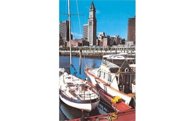 Part of Boston's Waterfront Massachusetts Postcard