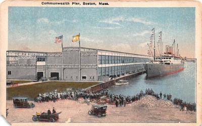 Commonwealth Pier Boston, Massachusetts Postcard