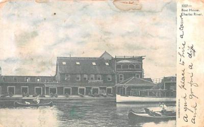 Boat House Boston, Massachusetts Postcard