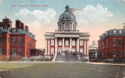 City Hospital Boston, Massachusetts Postcard