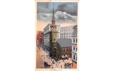 Old South Meeting House Boston, Massachusetts Postcard