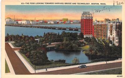 The Fens Boston, Massachusetts Postcard
