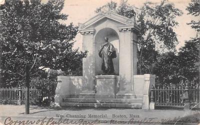 Wm. Channing Memorial Boston, Massachusetts Postcard