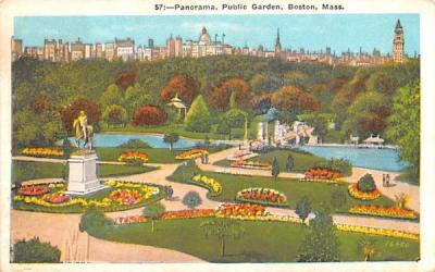 Panorama  Boston, Massachusetts Postcard