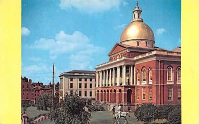 State House Boston, Massachusetts Postcard