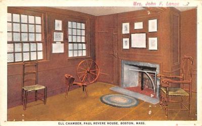 Ell Chamber Boston, Massachusetts Postcard