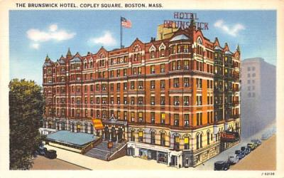 The Brunswick Hotel Boston, Massachusetts Postcard
