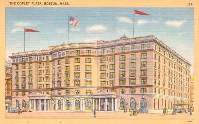 The Copley Plaza Boston, Massachusetts Postcard