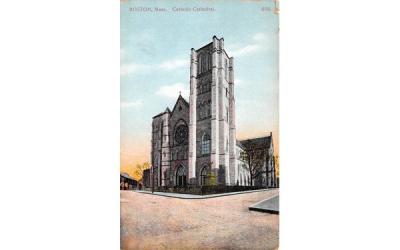 Catholic Cathedral Boston, Massachusetts Postcard