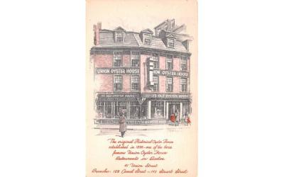 Historical Oyster House Boston, Massachusetts Postcard