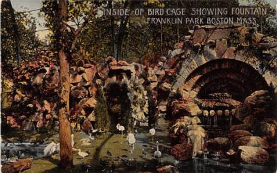 Inside of Bird Cage  Boston, Massachusetts Postcard