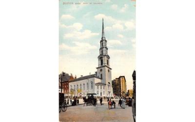 Park St. Church Boston, Massachusetts Postcard