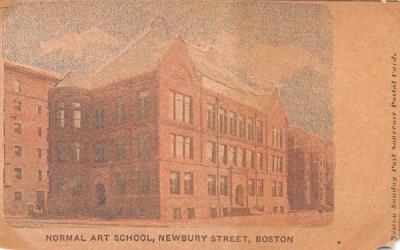 Normal Art School Boston, Massachusetts Postcard