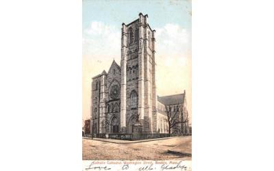 Catholic Cathedral Boston, Massachusetts Postcard