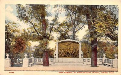 Shaw Memorial  Boston, Massachusetts Postcard