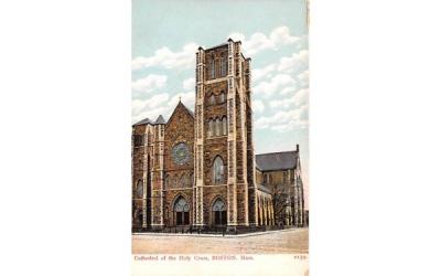 Cathedral of the Holy Cross Boston, Massachusetts Postcard