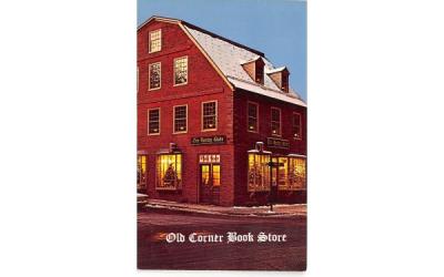 Old Corner Book Store Boston, Massachusetts Postcard