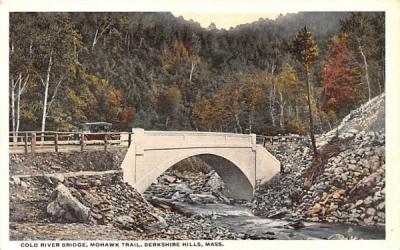 Cold River Bridge Berkshire Hills, Massachusetts Postcard