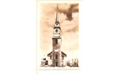 Christ Church (Built 1723)  Boston, Massachusetts Postcard