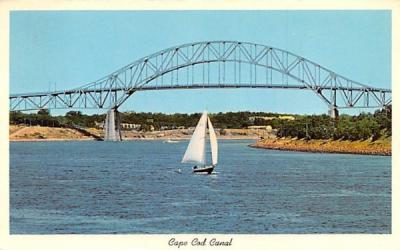 Cape Cod Canal Buzzards Bay, Massachusetts Postcard