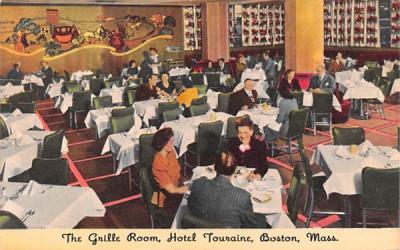 The Grille Room Boston, Massachusetts Postcard
