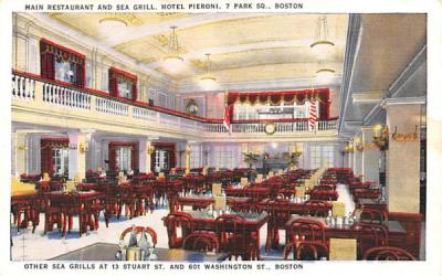 Main Restaurant & Sea Grill Boston, Massachusetts Postcard