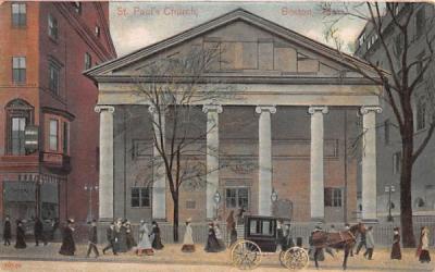 St. Paul's Church Boston, Massachusetts Postcard