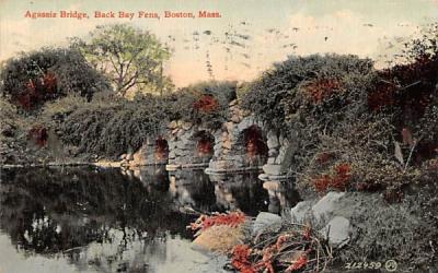 Agassiz Bridge Boston, Massachusetts Postcard