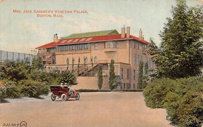 Mrs. Jack Gardner's Venetian Palace Boston, Massachusetts Postcard