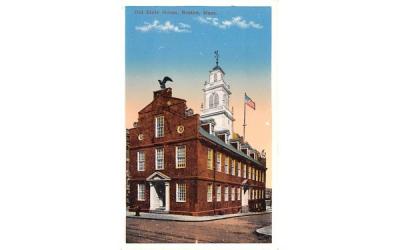 Old State House Boston, Massachusetts Postcard