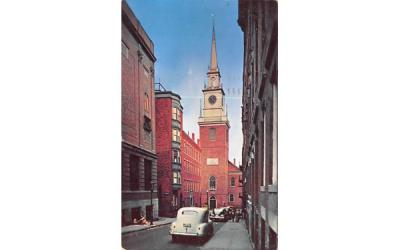The Old North Church Boston, Massachusetts Postcard