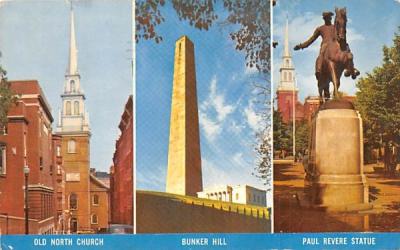 Historic Boston Massachusetts Postcard