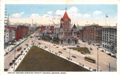 Copley Square  Boston, Massachusetts Postcard