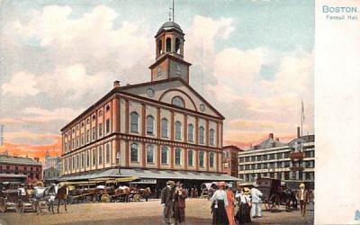 Fanueil Hall Boston, Massachusetts Postcard